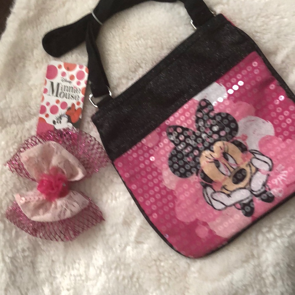 Bag for girl and hair clip